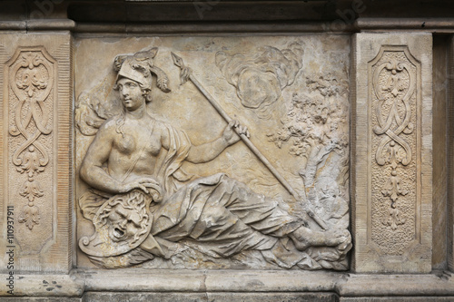 Athena Bas-Relief Artus Court Gdansk Poland