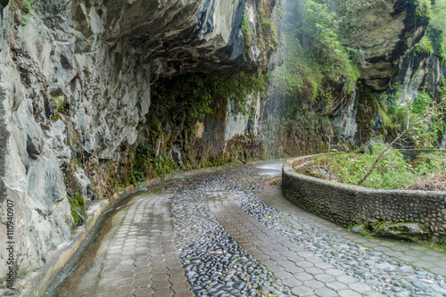 Cycling path from Banos to Puyo, Ecuador