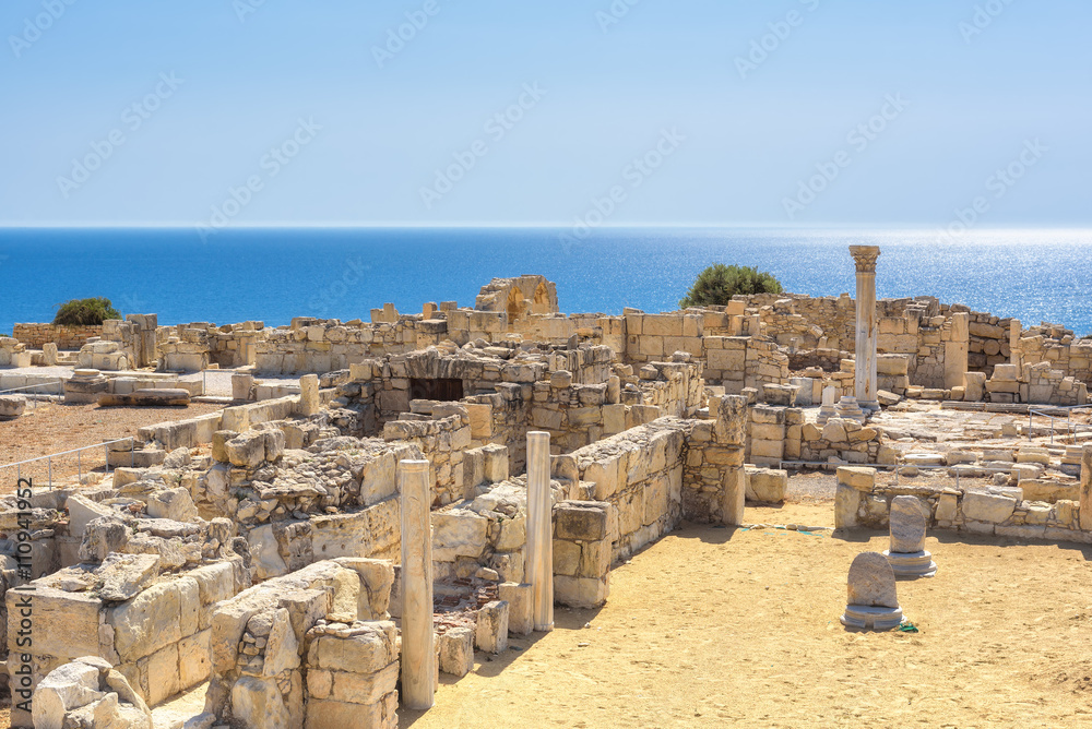 Ruins of ancient Kourion. Limassol District. Cyprus