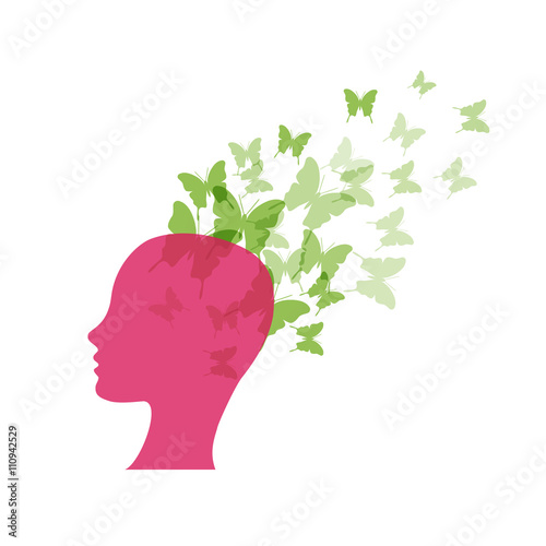 Vector concept imagination and optimism