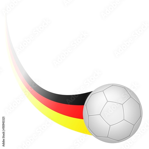 Fu  ball. Farben Deutschland  1 