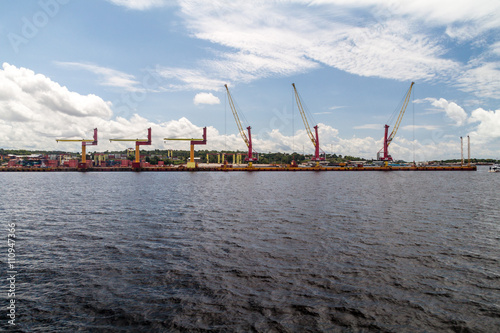 Cargo port of Manaus, Brazil