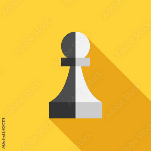 Картината върху платно Two-faced traitor pawn