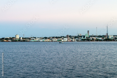 Skyline of Santarem city, Brazil