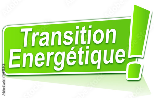 transition énergétique sur étiquette verte