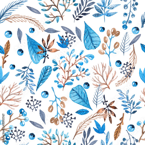 Seamless watercolor pattern © Jane Lane