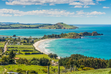 Crédence de cuisine Nouvelle-Zélande Côte sauvage de Karitane en Otago  © Val Traveller