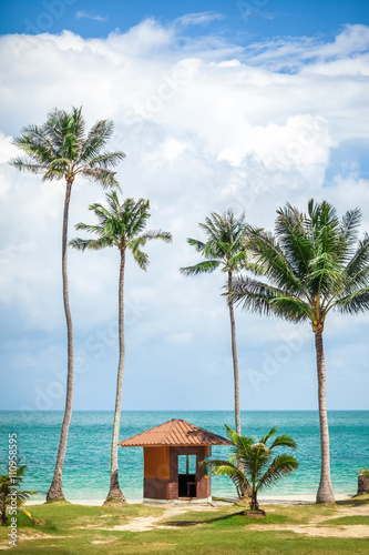 Paradise beach on tropical island. Ang Thong National Marine Par