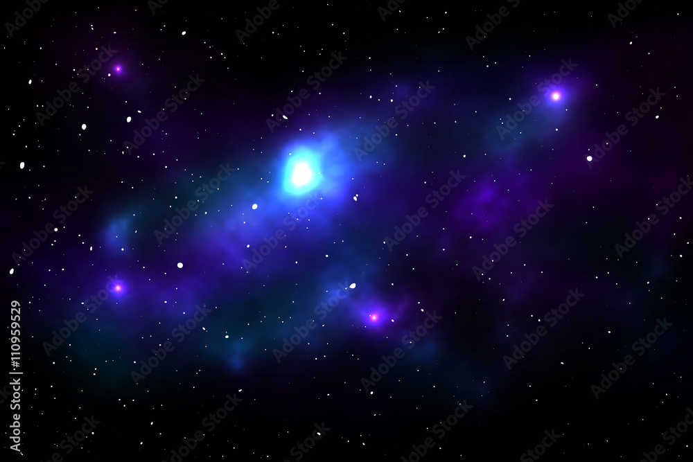 Night sky with stars and nebula Night sky with stars and nebula