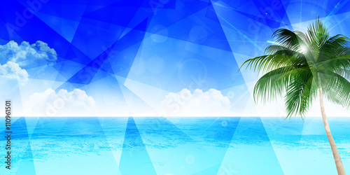 海　夏　風景　背景