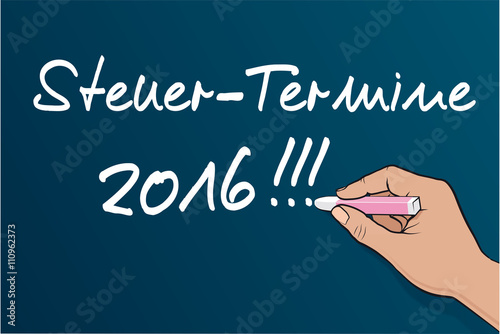 Steuer-Termine 2016