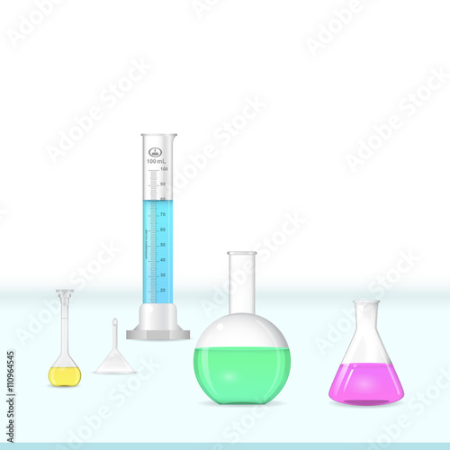 Chemical lab glassware kit