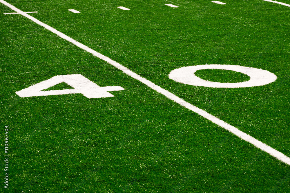 Football Field 40 Yard Line Picture