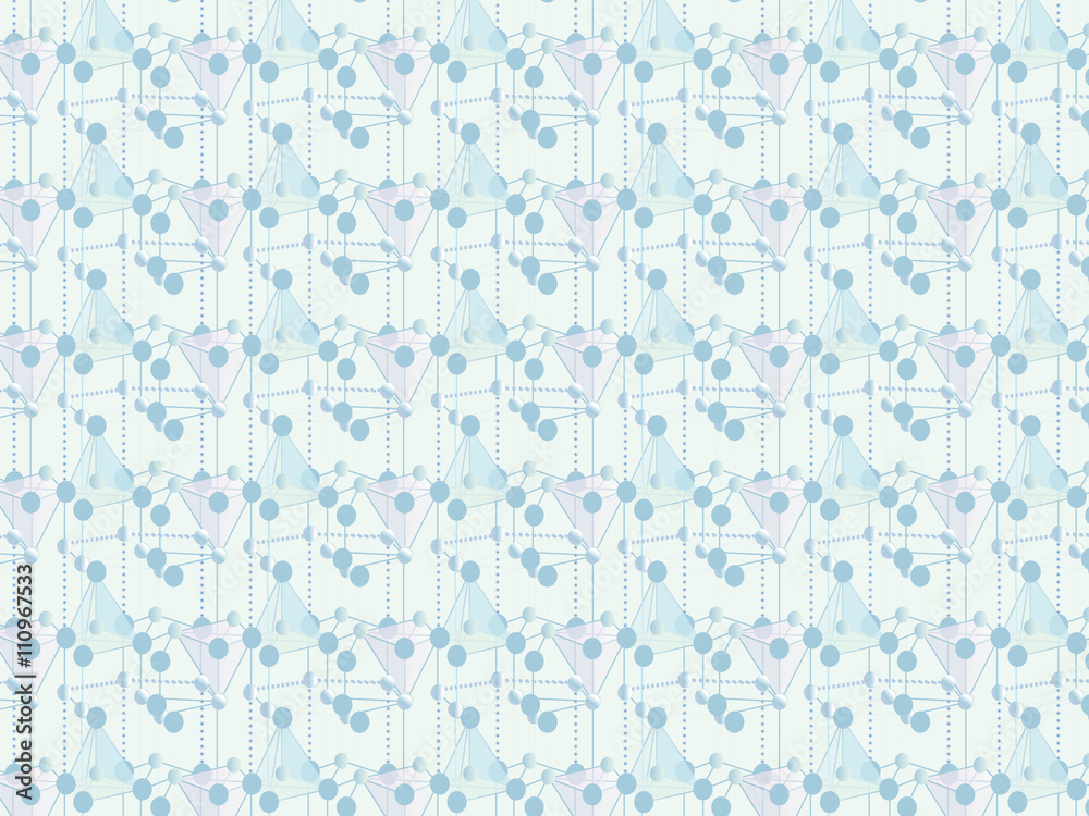 Chemistry science background in the form of a blue crystal lattice
Chemistry science background in the form of a blue crystal lattice