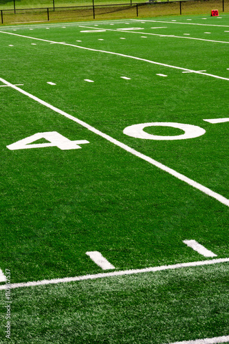 Picture of Football Field 40 Yard Line © Pvstockmedia