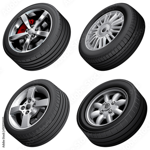 Automobiles wheels bundle