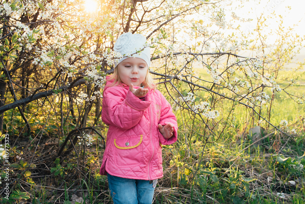 little girl in the nature little girl in the nature