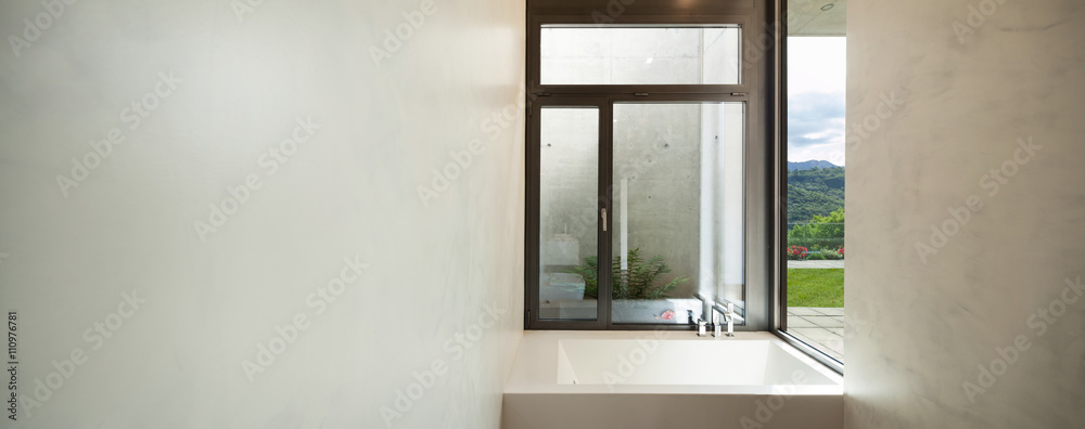 Obraz premium modern bathroom with window