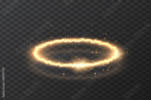 Vector lightning image, natural light, energy illustration, on a transparent background. Tool design element.