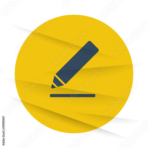 Dark Sign Here icon label on wrinkled paper