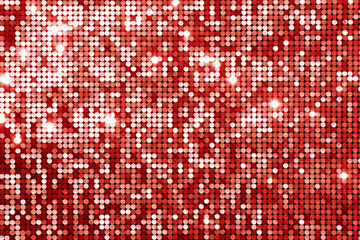 Red background mosaic with light spots