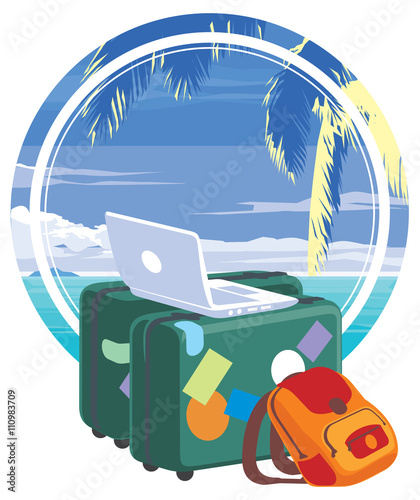 Vacation travelling concept.