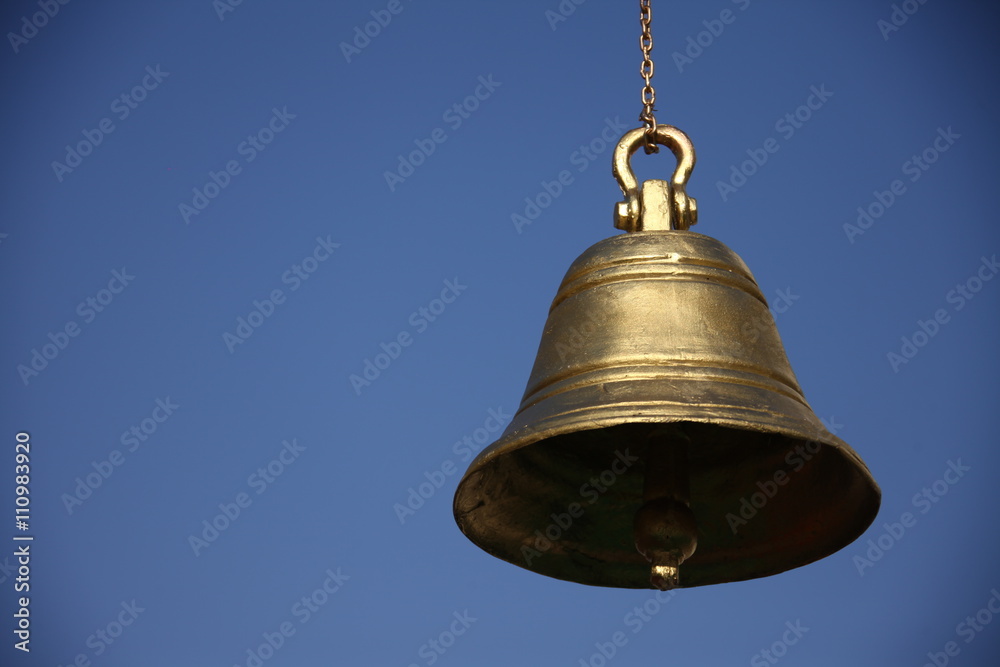 Fototapeta premium Temple bell close up