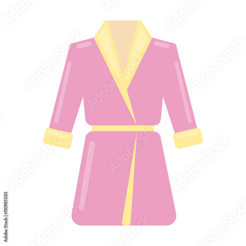 Bathrobe icon of vector illustration for web and mobile