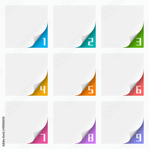 White Post-it Grid Background #Vector Graphic