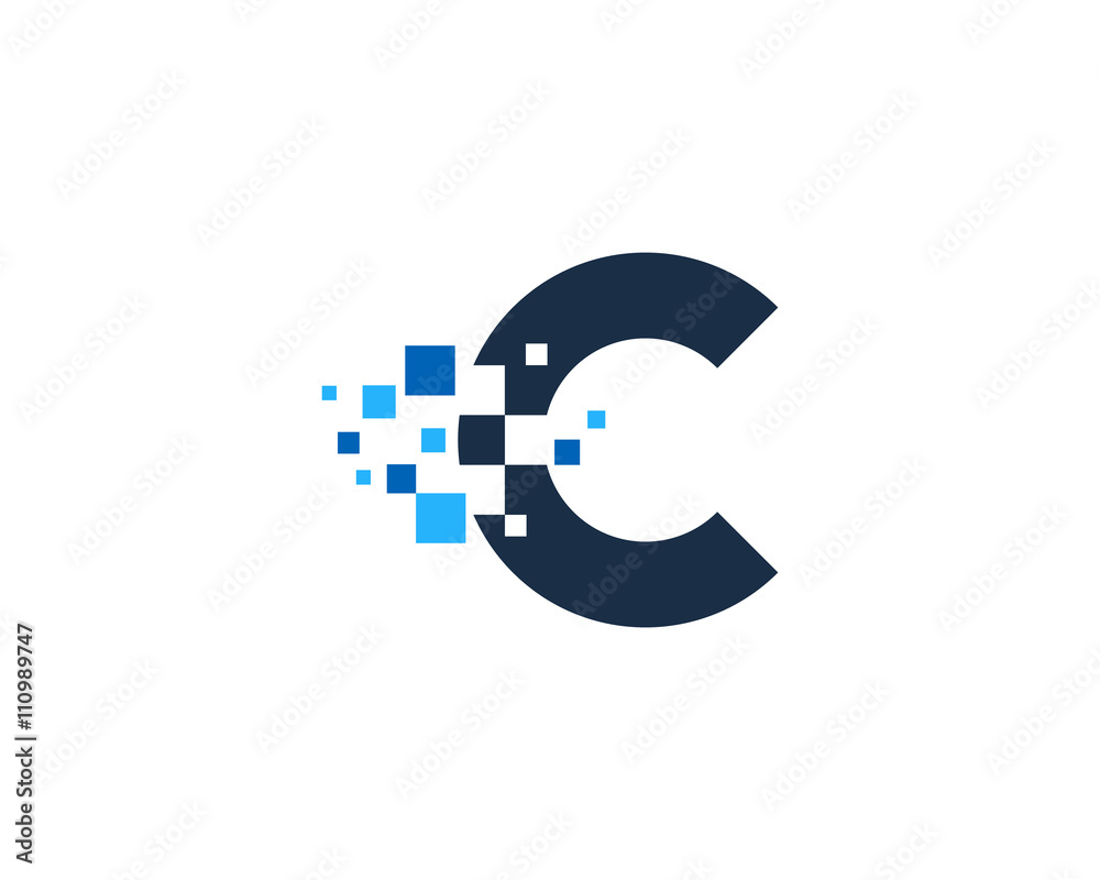 Letter C Pixel