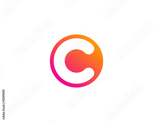 Letter C Color Logo