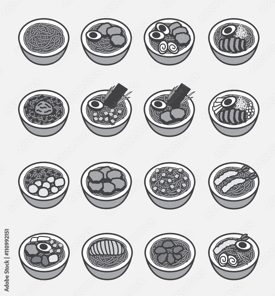 ramen icon (Japanese noodle) ramen icon (Japanese noodle)