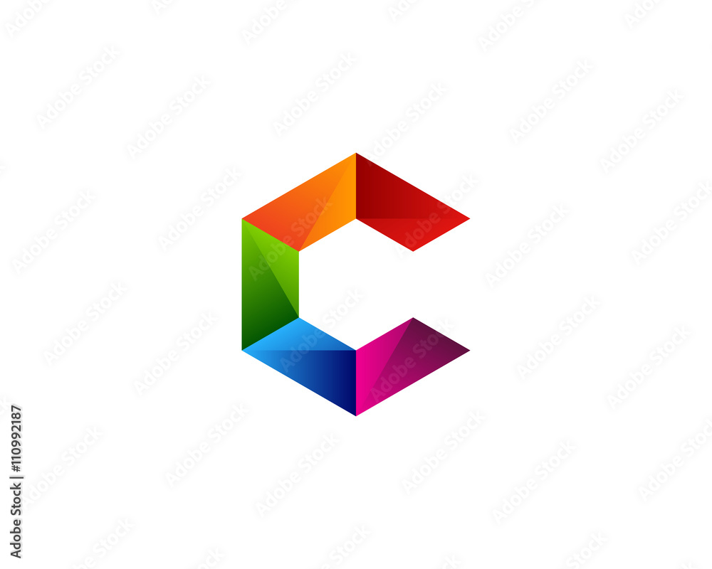 Letter C Color Cube