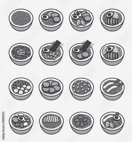 ramen icon (Japanese noodle)