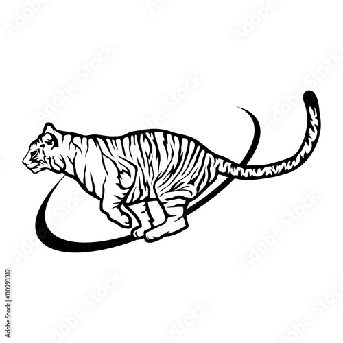 Fototapeta Naklejka Na Ścianę i Meble -  Tiger logo