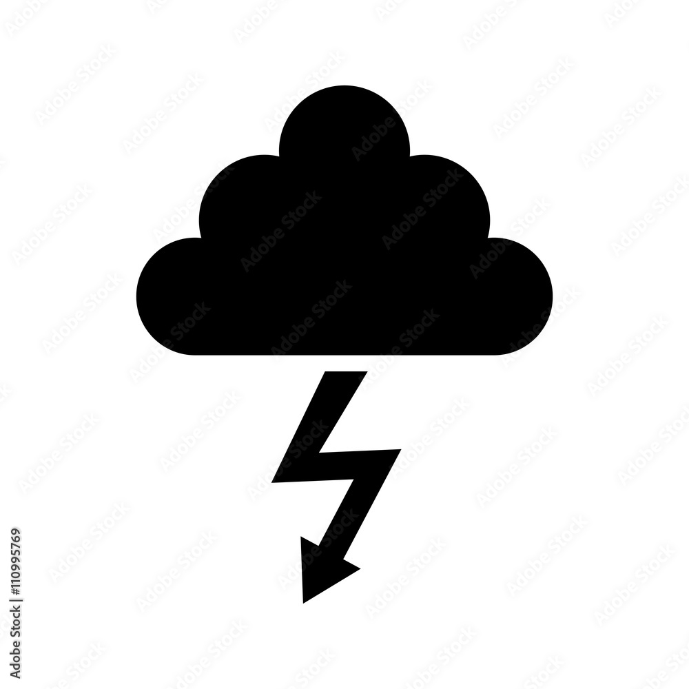 Weather icon on white background Weather icon on white background