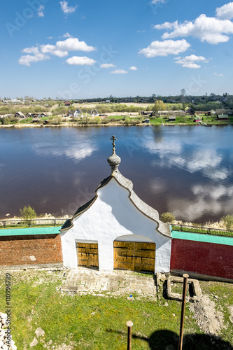 Men's St. Nicholas monastery in Staraya Ladoga.Russia.