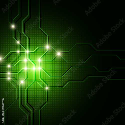 Abstract Technology background. Vector illustration