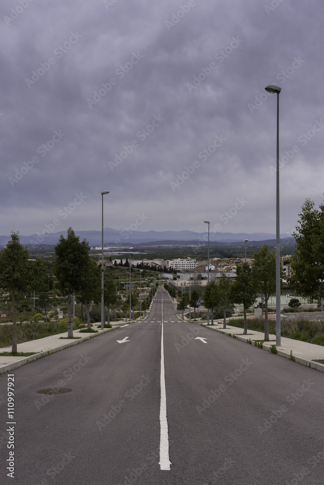 Fototapeta premium Calle de Cabanes (Castellón, España).