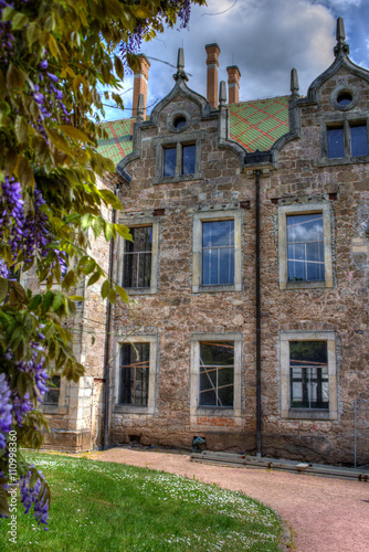 Fototapeta Naklejka Na Ścianę i Meble -  Hausfassade Renovierung