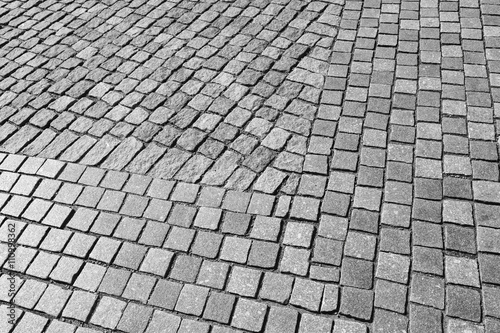 Cobblestone pavement  background texture