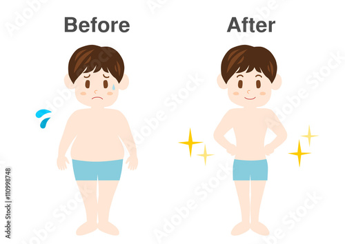 男性 ダイエット イラスト Before After Stock ベクター Adobe Stock 男性 ダイエット イラスト Before After Stock ベクター Adobe Stock