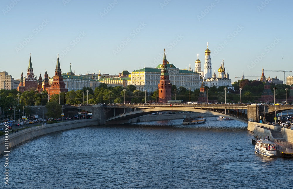The main view of city centre of Moscow