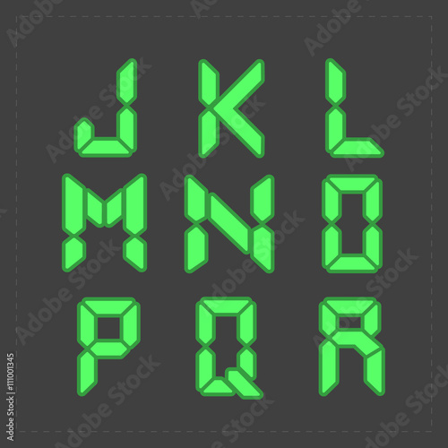Calculator digital text. 