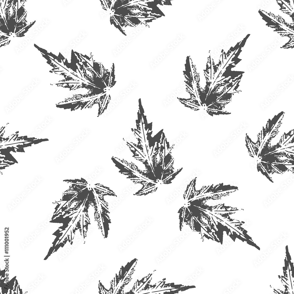 Maple leaves seamless pattern Maple leaves seamless pattern