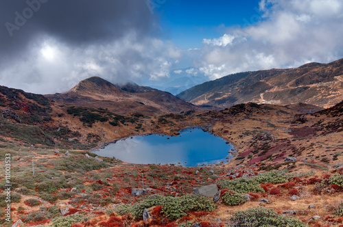 Kalapokhri Lake, Sikkim, Himalayan Mountain Range, Sikkim photo