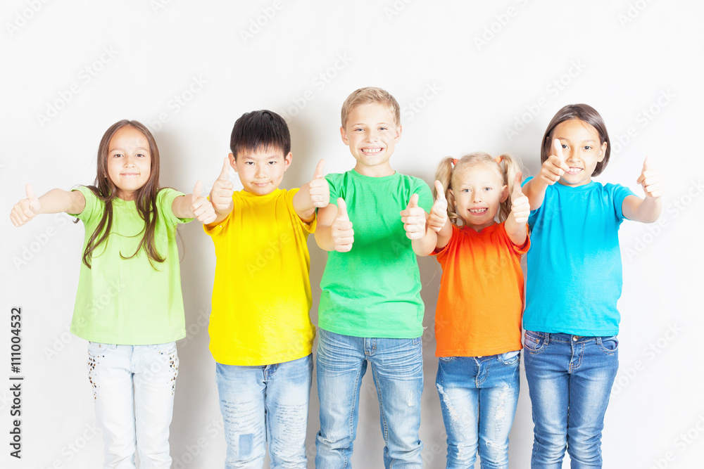 Group of international kids holding globe earth Group of international kids holding globe earth