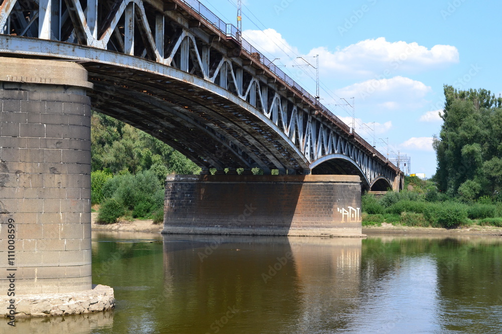 Fototapeta premium Train bridge