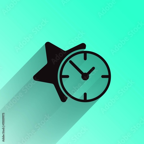 clock icon vector