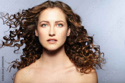 Female model looking at camera